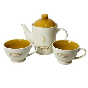 🐳 Tim Hortons Teapot and Tea Cup Set